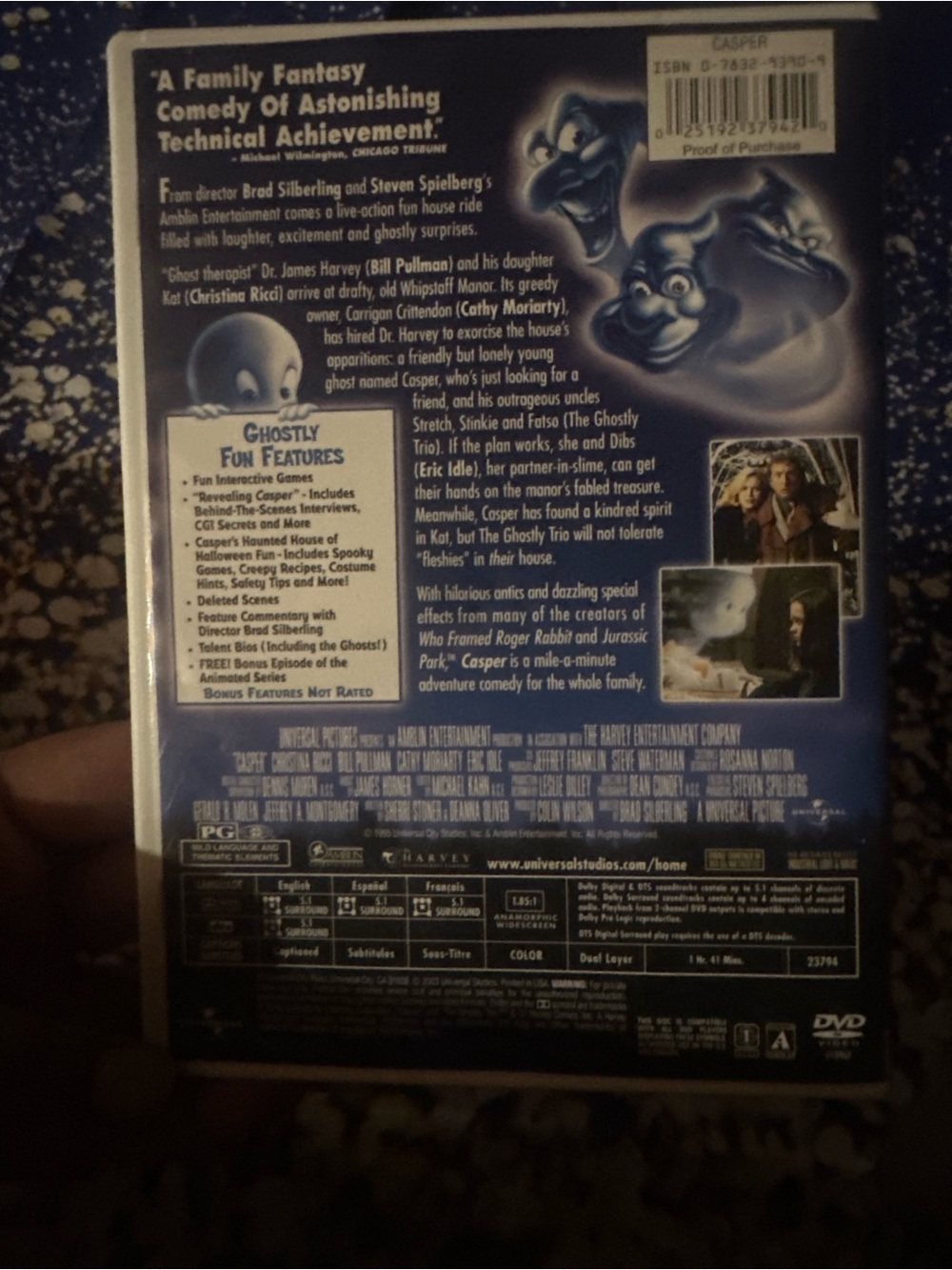 Casper- DVD - Picture 3 of 3